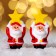 Miniature Puppet "Santa Claus with a star", set 2 pcs., Size 1 pc. - 3.7 × 2.3 cm