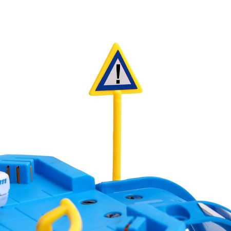 Parking "Police Party", with metal machines and helicopter-11