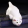 Porcelain figurine "Cat Barsik", White, 20 cm