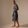 Wafel dressing gown Male SL Home: Chess "Grig Sandre", size M, 100% cotton, 340 g/m2