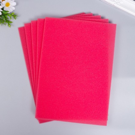Foamine for creativity "red" thickness 0.5 cm 21x30 cm
