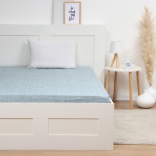 Elevanis sheet Ethel 160*200*25cm, central green, stupid, 125 g/m2