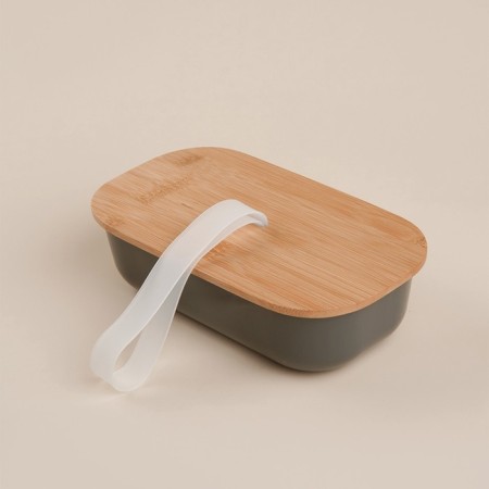 Steel SL Home, 21.5 × 12.5 × 6 cm, with a bamboo cover-5
