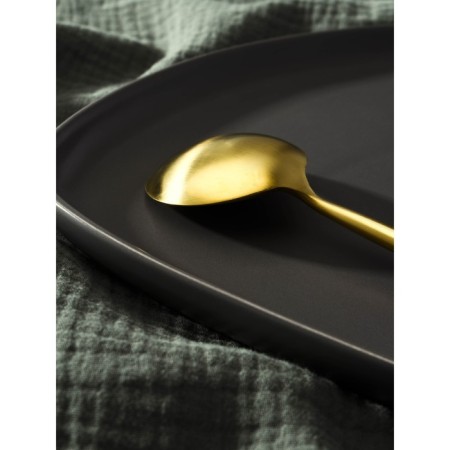 Spoon of stainless steel table Magistro "folk", length 21 cm, gold color-3