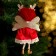 New Year's Suspension "Doll" 8.5 × 3.5 × 16.5 cm, mix