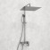 The shower system wasserkraft a177.119.103.087.ch, tropical shower, shower, chrome