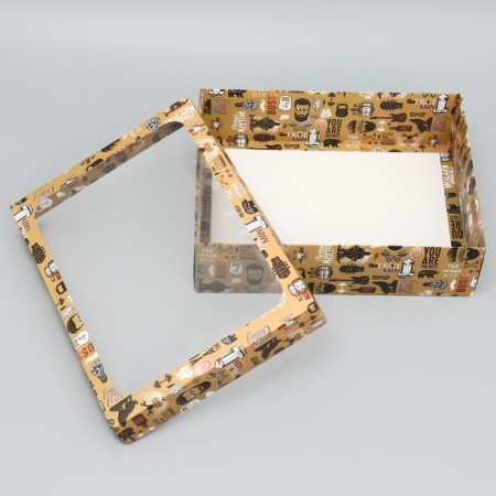 Gift box, packaging, “for the coolest”, 32 x 24 x 9 cm-2