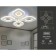 LED ceiling LED with Ambrella Light, Original, FA8841, 4XLED, 80 W, 6000LUM, 3000-6400K, white color, white
