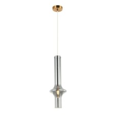 Suspension lamp GLASO 1XE14 40W, size 18x18x57-150 cm, bronze color
