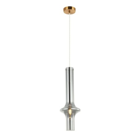 Suspension lamp GLASO 1XE14 40W, size 18x18x57-150 cm, bronze color