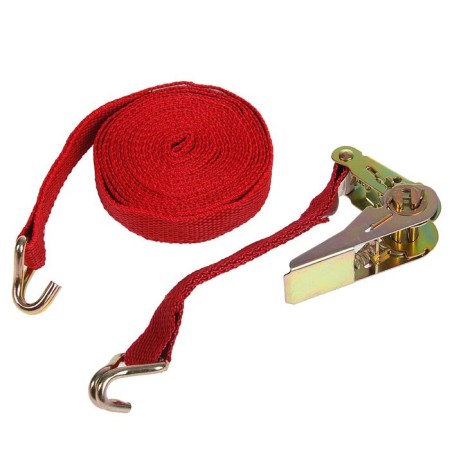 Cargo screed with a mechanism 110 mm, tape width 25 mm, load 200/400 kg, length 5 m