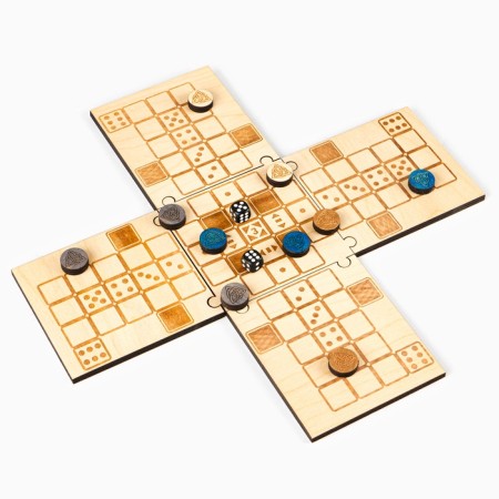 Partyche Ludo Mini, Board Game, 13 x 13 x 5.5 cm-6