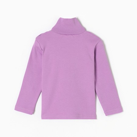 Turtleneck for girls, lilac color, height 98 cm-3