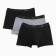 A set of men's boxers (3pcs), black/gray color, rr 54 (xxl)