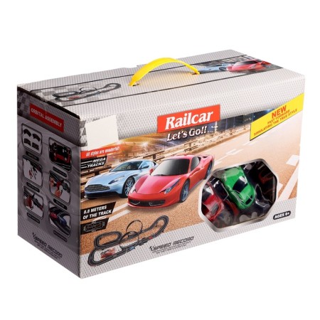 Auto traffic "Racing on Supercares", with 2 machines, a remote control + manual generator, works from the network-8