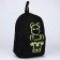 Backpack school youth Teddy, 29x12x37, lightning department, n/pocket, black
