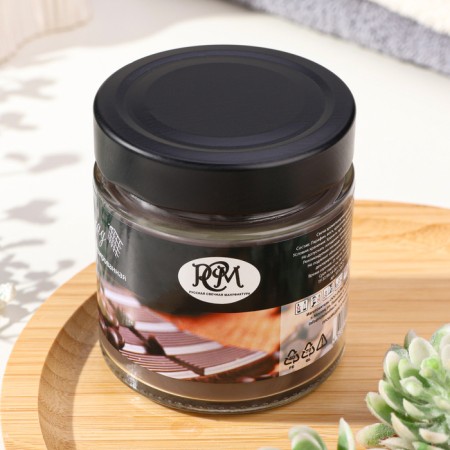 Candle in the bank Aromatic "Chocolate", 25 hours-3