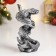 Figure "Snake on the branch" 7x10x15cm, silver