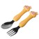 A set of children's cutlery in the “Tigers” case, fork, spoon
