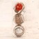 Set of balls plastic D-8 cm, 3 pcs "Festive mood ornament" gold