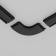 Power Circle semicircular Technical tra084cr-11b, 5.5x5.5x0.6 cm, black color