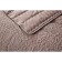 A set with a bedspread "Nadine", size 160x220 cm, 50x70 cm, mokko color