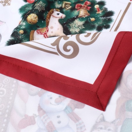 The tablecloth of the "joyful moments" 145x215 +/- 3 cm, 100% p/e-3