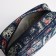 Cosmetic bag with lightning, dark blue color