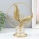 Summary Metal for 1 candle "Golden leaves in a circle" d = 4.5 cm gold 16x9.5x21 cm