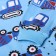 Pajamas for boys, blue color/tractor, height 98 cm