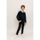 Jumper for boys, height 164-170 cm, dark blue color