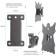 Kromax Casper-201, for TV, inclined, 20-43 ", up to 30 kg, 50 mm from the wall, black