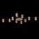 Ceiling lamp ST LUCE. SL1207.402.10. Veroli. 10x7 W, GU10, 101x65x11 cm, black color