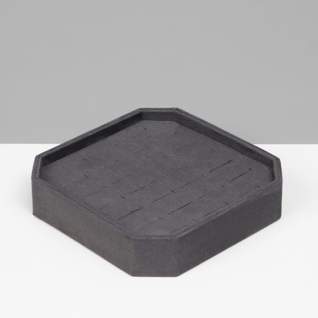 Romb rings stand, 26 seats, 16 × 16 × 3.6 cm, color gray color-1
