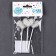 Set for decorating the cake "Brilliant hearts", in a set of 3 pcs.