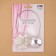 Picking for curtains "dahlia", d = 6 cm, silver/white color