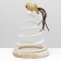 Toy-tender for cats "Toy on a spiral"