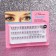 Eyelashes for extension, bundles, 12 mm, 60 bundles, black color