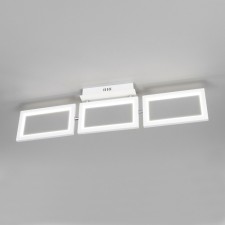 Ceiling Lamp EUROSVET MAYA 90223/3, LED, 30 W, 4200K, 2100LM, 800x150x200 mm, white color