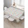 Tables on the table "mood - spring", rectangular, Saten, size 120x145 cm