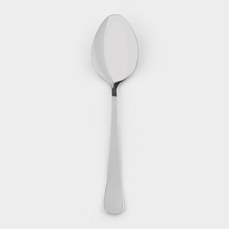 Tablespoon "Rosinka", h = 19.5 cm, thickness 1.8 mm, silver color-1