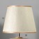 Table lamp with lampshade Risalux "Theodore", E14, 40 W, gold, 20 × 20 × 30.5 cm