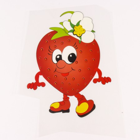 Thermalrotransfer "Strawberry", set of 22 x 17.5 cm 10 pcs.