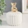 Coramics Coramics "Golden Bear" White relief 11.5x8.2x8.2 cm