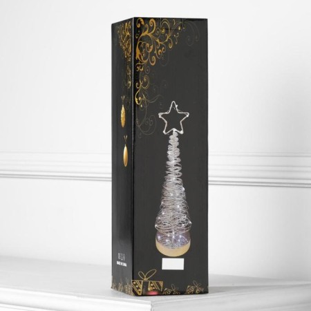 LED figure "Flower tree" 10 × 38 × 10 cm, metal, batteries AAAX3 (not in the kit), glow warm white-3
