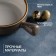 Porcelain cocoon Magistro "Cerera", 500 ml, d = 15 cm, brown color