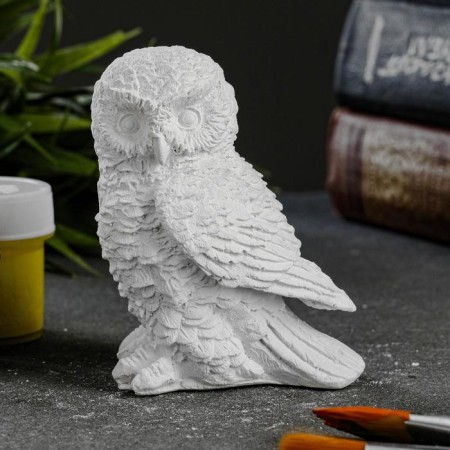 Test for coloring "Four owls" White, 20x5x15cm-4