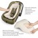 Car Seiger Siger "Daphni", group 0+, 0-13 kg, 0-1.5 years old, olive