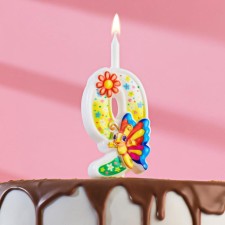 A candle for a cake 