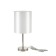 Evoluce bedside lamp. Sle107304-01. Noia. 1x40 W, E14, 20x20x43.5 cm, Nickel color
